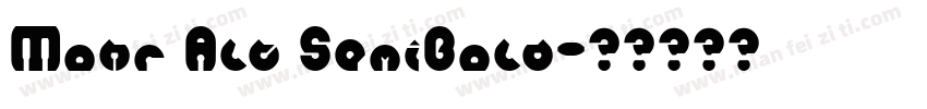 Mohr Alt SemiBold字体转换